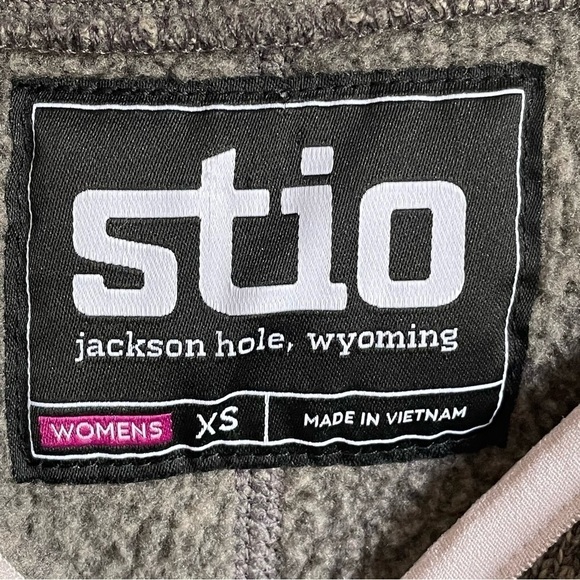 stio Jackson Hole, Wyoming Knitted Fleece Pullover Sweater Jacket Heavy Hoodie - Picture 10 of 12